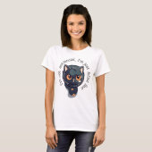 Charmante kattenliefhebbers t-shirt (Voorkant volledig)