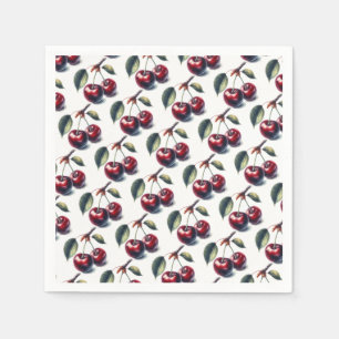 Charmante kersen servet