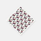 Charmante kersen servet (Hoek)