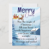 Charmante kerst kaart (Voorkant)