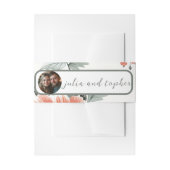 Charmante kerstbruiloft met romantische foto uitnodigingen wikkel (Voorkant Voorbeeld)