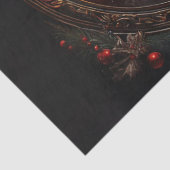 Charmante Kerstman in Antiek Lijst Decoupage Craft Tissuepapier (Detail)