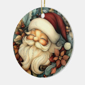 Charmante  Kerstman  Keramisch Ornament (Links)