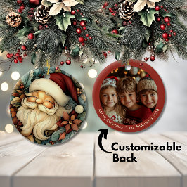 Charmante Kerstman Keramisch Ornament