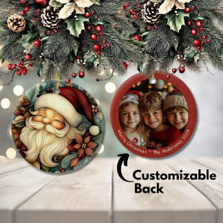 Charmante Kerstman Keramisch Ornament