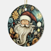 Charmante Kerstman Keramisch Ornament (Links)