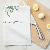 Charmante keuken theedoeken - grillige inrichting (Quarter Fold)