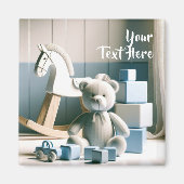 Charmante Kinderen kamer met speelgoed Magneet (Voorkant)