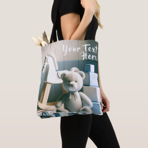 Charmante Kinderen kamer met speelgoed Tote Bag