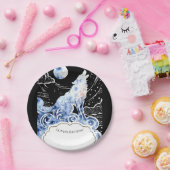 Charmante Kinderen Wolf Verjaardag Papieren Bordje (Feest)