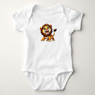 Charmante kleine leeuw romper
