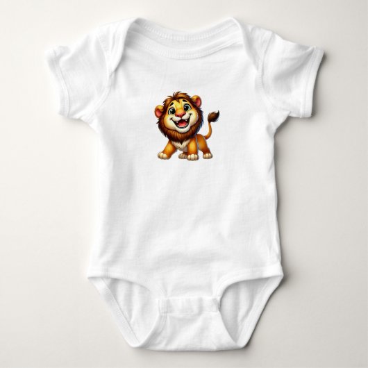Charmante kleine leeuw romper (Voorkant)
