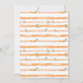 Charmante kleine Sprout Baby shower Kaart (Achterkant)