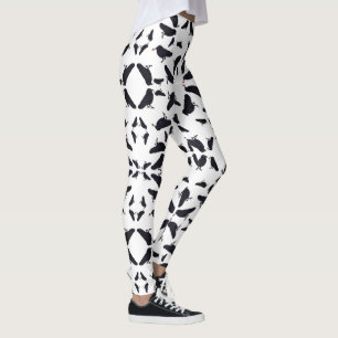 Charmante kraaien met cadeaus leggings
