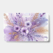 Charmante Lavendel Naambadge Speldje Badge (Achterkant)