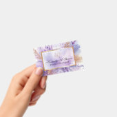 Charmante Lavendel Naambadge Speldje Badge (Handheld)