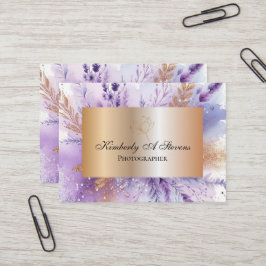 Charmante Lavender II Mighty 3,5" x 2,5" Bus Kaart Visitekaartje