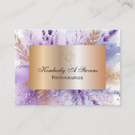 Charmante Lavender II Mighty 3,5" x 2,5" Bus Kaart Visitekaartje