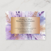 Charmante Lavender II Mighty 3,5" x 2,5" Bus Kaart Visitekaartje (Achterkant)