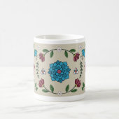 Charmante Levendige Bloemen Folk Art Mok (Center)