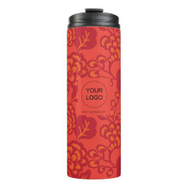 Charmante lijntekening van de Paashaas Thermosbeker