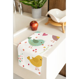 Charmante Lovebirds Theedoek