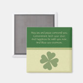 Charmante Lucky Clover Magneet (Voorkant / Achterkant)