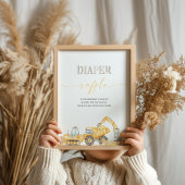 Charmante luier Raffle teken Poster