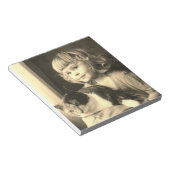 charmante meid notitieblok (Schuin)