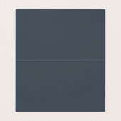 Charmante moderne monogram grijs schoon visitekaartje (Binnenkant ongevouwen)