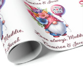 Charmante Moederdag Gnome Gepersonaliseerd Beste M Cadeaupapier (Rol Hoek)