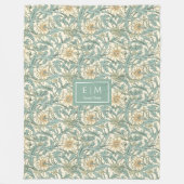 Charmante Morris geïnspireerde pimpernel print dek Fleece Deken (Voorkant)