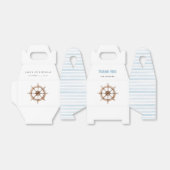 Charmante nautische verjaardag bedankdoosjes (Uitgevouwen)