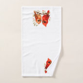 Charmante Noordelijke Kardinaal Bad Handdoek (Handdoek)