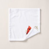 Charmante Noordelijke Kardinaal Bad Handdoek (Wasdoekje)