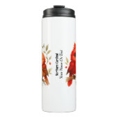 Charmante Noordelijke Kardinaal Thermosbeker (Voorkant)