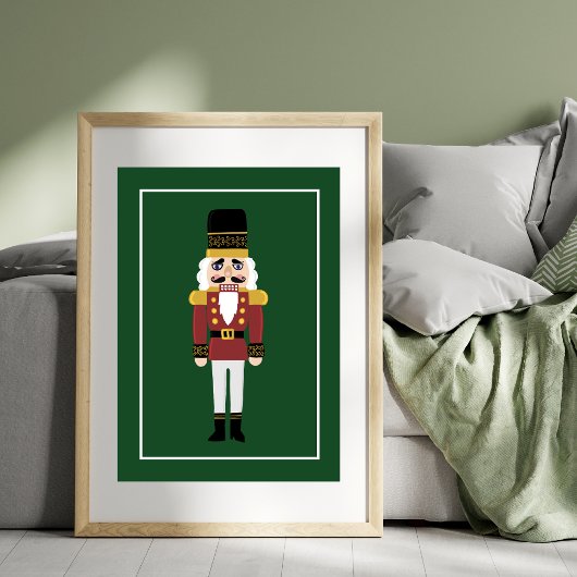 Charmante Notenkraker Holiday Art Print