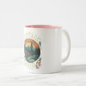 Charmante ochtend Mok" Tweekleurige Koffiemok (Voorkant rechts)