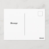 Charmante olifant & Blooms Waterverf schilderij Briefkaart (Achterkant)