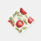 Charmante oogst appel bord servet (Hoek)