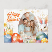 🐇Charmante paasherinneringen Feestdagenkaart (Voorkant)