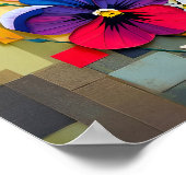 Charmante panty in moderne Abstracte stijl Poster (Hoek)