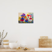 Charmante panty in moderne Abstracte stijl Poster (Keuken)