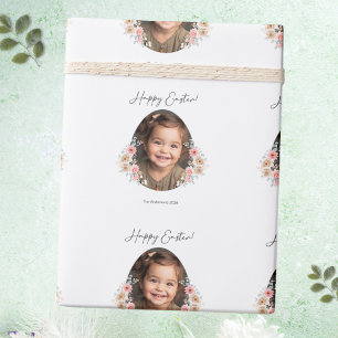 Charmante Pasen Bloemen Gift Wrap Cadeaupapier