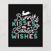 Charmante Pasen Typografie Bunny Pasen