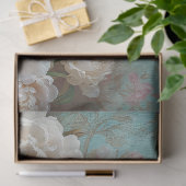 Charmante Pastel Bunny & Peony Pasen Decoupage Tissuepapier (Geschenk)