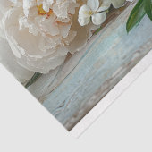 Charmante Pastel Bunny & Peony Pasen Decoupage Tissuepapier (Detail)