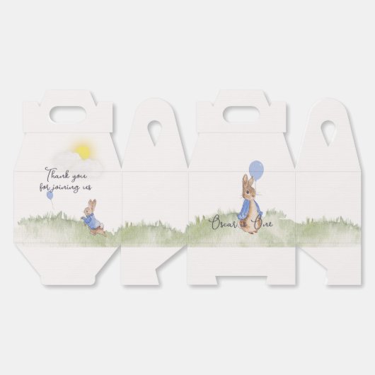 Charmante Peter Rabbit thema feestdozen Bedankdoosjes (Ongevouwen)