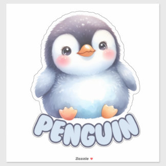 Charmante pinguïn - Kwekerij Sticker