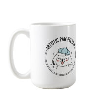 Charmante Poedel Schets met Blauwe Beret